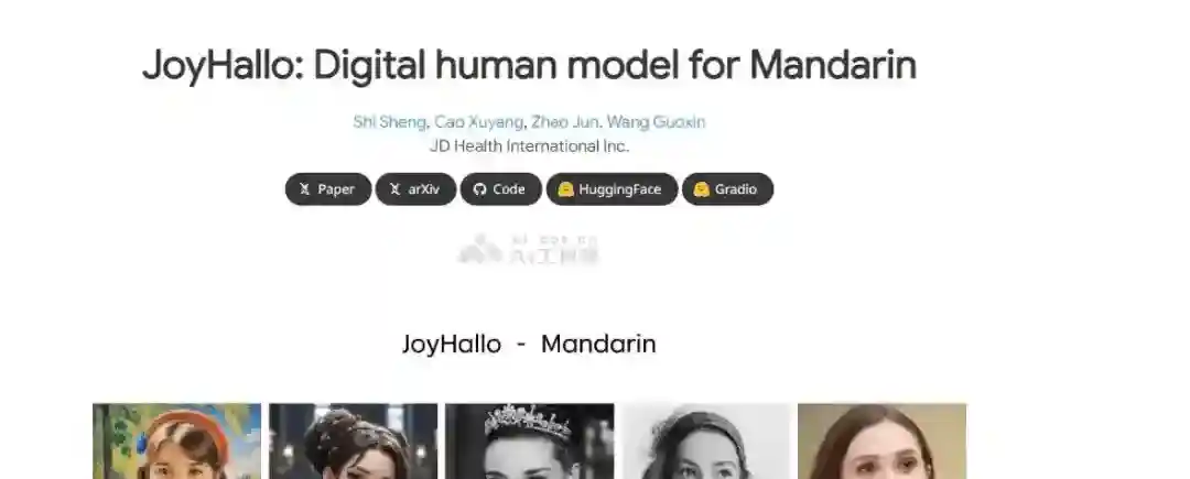 JoyHallo – 京东推出的音频驱动视频生成AI数字人模型 JoyHallo – 京东推出的音频驱动视频生成AI数字人模型