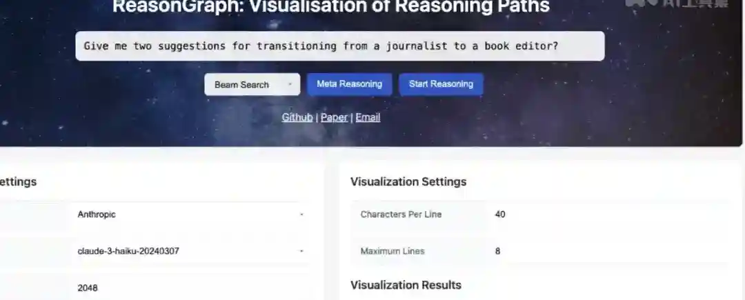 ReasonGraph – 开源可视化与分析LLMs推理过程的AI工具 ReasonGraph – 开源可视化与分析LLMs推理过程的AI工具