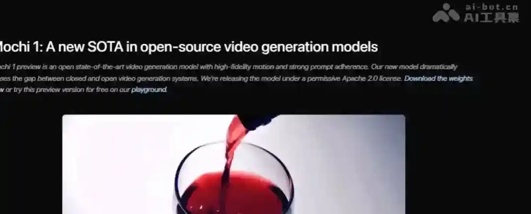 Mochi 1 – Genmo推出的开源高质量AI视频生成模型 Mochi 1 – Genmo推出的开源高质量AI视频生成模型
