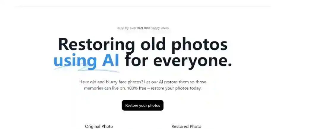 restorePhotos.io – 开源的AI照片修复项目,高质量修复老旧照片 restorePhotos.io – 开源的AI照片修复项目,高质量修复老旧照片