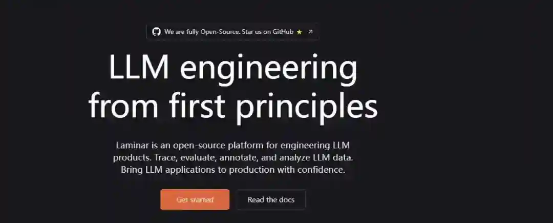 Laminar – 分析与优化LLM应用程序的开源平台 Laminar – 分析与优化LLM应用程序的开源平台