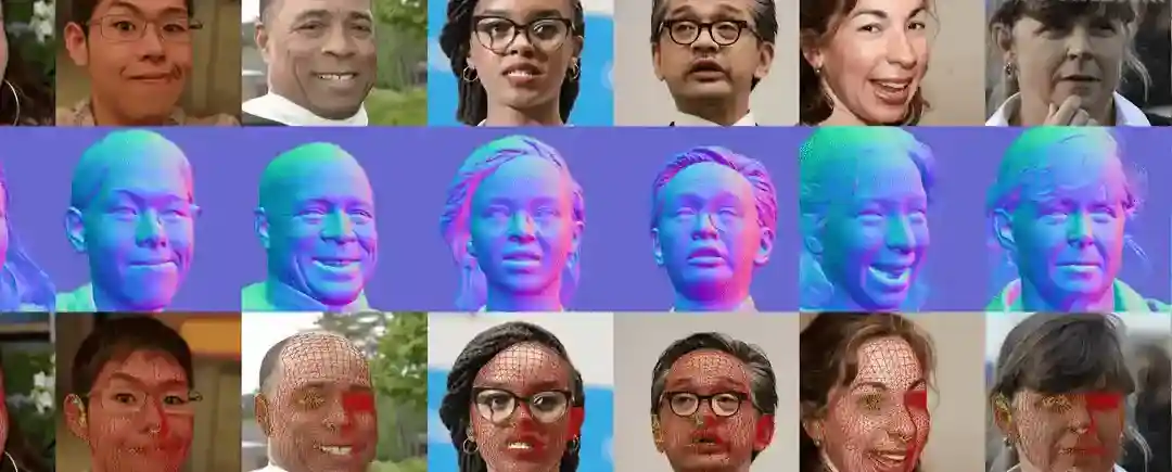 Pixel3DMM – 慕尼黑联合伦敦大学等推出的3D人脸重建框架 Pixel3DMM – 慕尼黑联合伦敦大学等推出的3D人脸重建框架