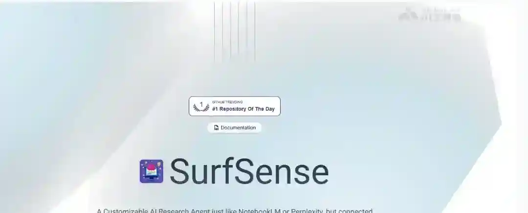 SurfSense – 开源AI研究助手,个人知识库与全球数据源无缝链接 SurfSense – 开源AI研究助手,个人知识库与全球数据源无缝链接